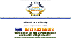 Desktop Screenshot of addnewlink.de